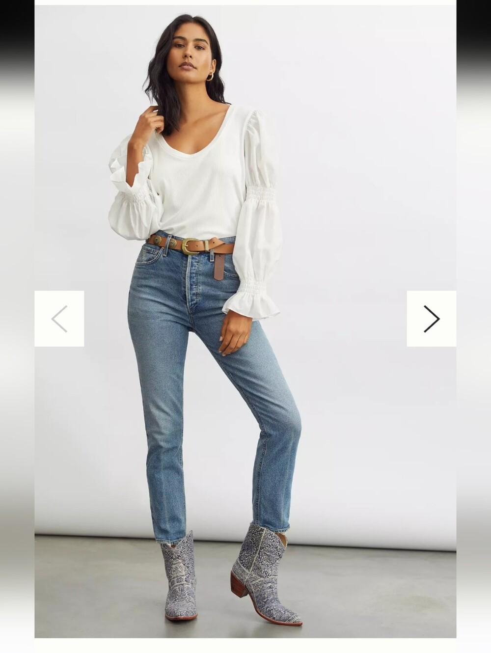 Citizens Of Humanity Jolene Straight-Leg Jeans Size 26